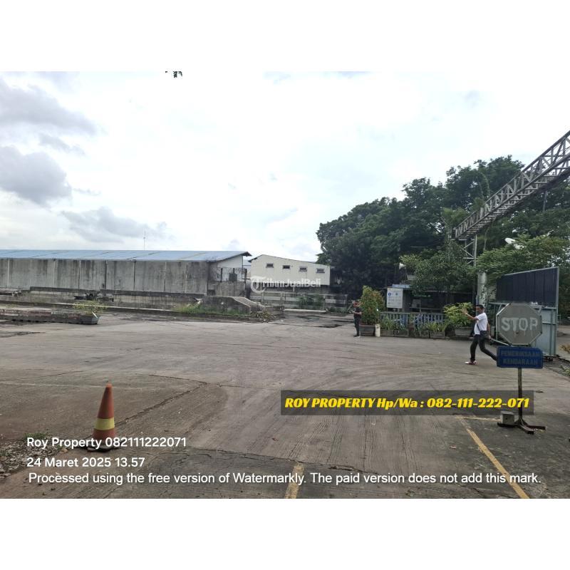 Dijual Tanah Open Yard di Cakung Cilincing 4 Ha Full Cor Beton Siap Bangun - Jakarta Timur