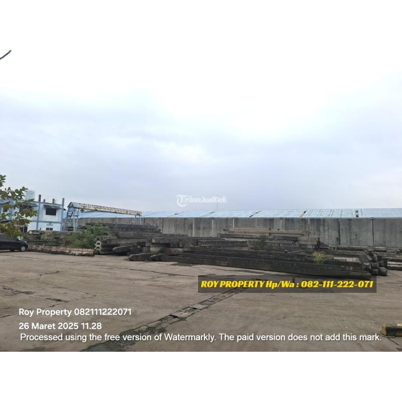 Dijual Tanah Open Yard di Cakung Cilincing 4 Ha Full Cor Beton Siap Bangun - Jakarta Timur