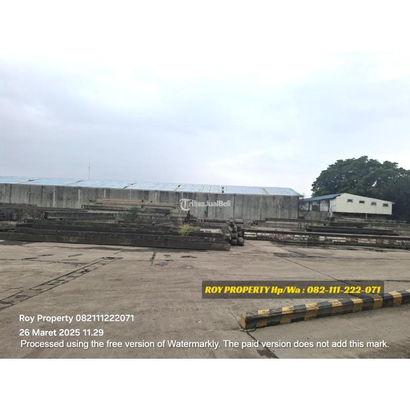 Dijual Tanah Open Yard di Cakung Cilincing 4 Ha Full Cor Beton Siap Bangun - Jakarta Timur