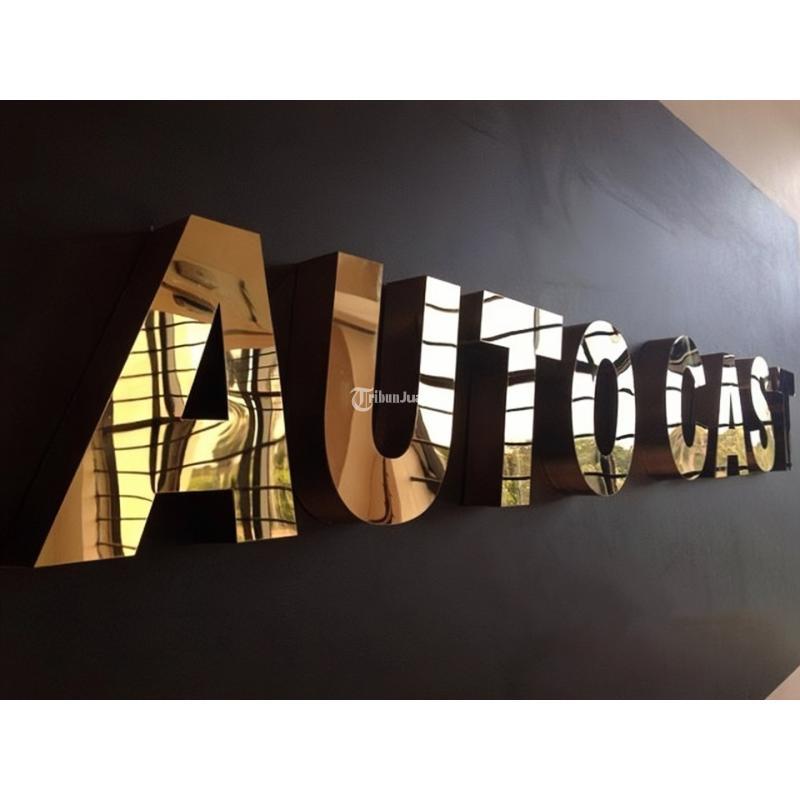 Huruf Timbul Stainless - Banjarmasin