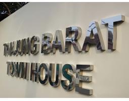 Huruf Timbul Stainless - Ketapang
