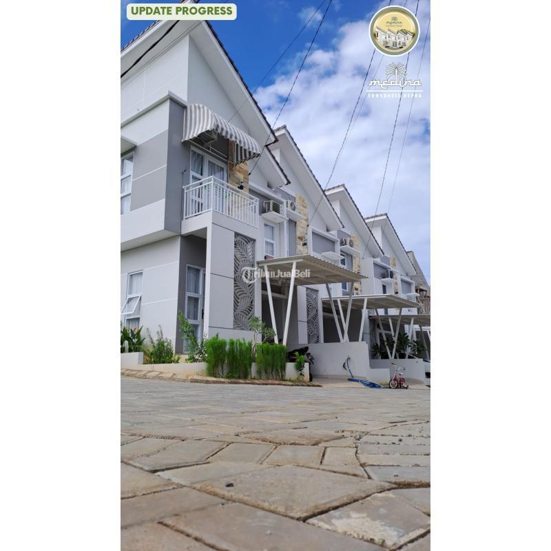 Jual Rumah Syariah 2 Lantai Tipe 55 Baru Cluster Medina Townhouse SHM Ready Dekat Tol - Depok