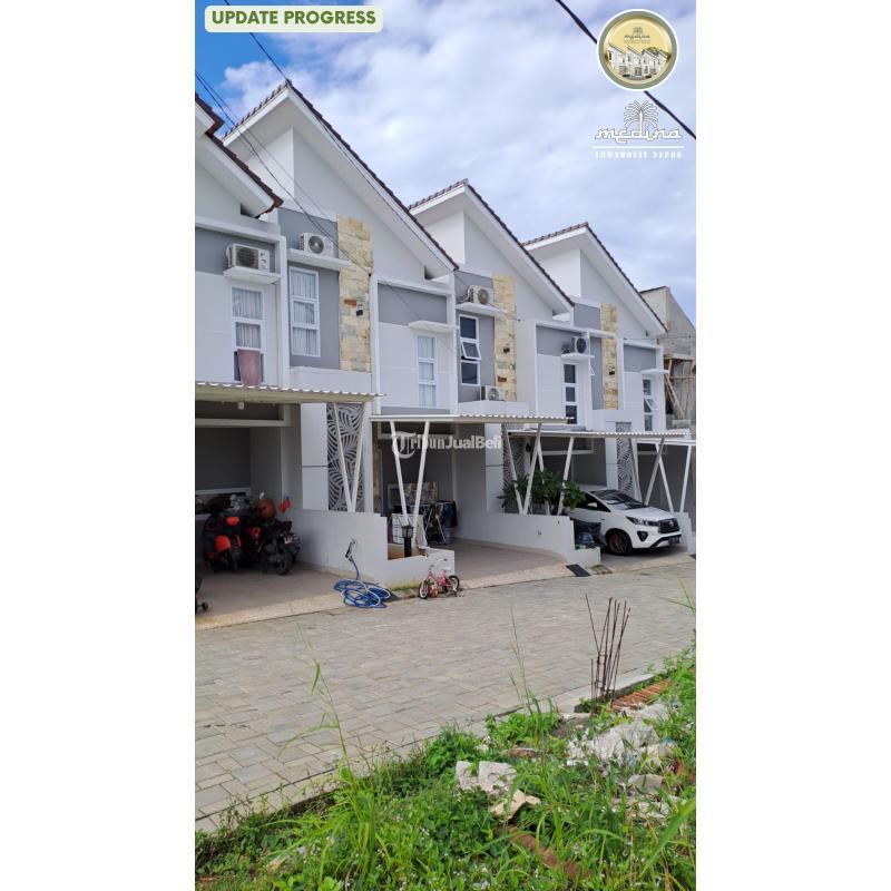 Jual Rumah Syariah Termurah 2 Lantai Medina Townhouse Tipe 55 Baru SHM Ready Dekat Margonda - Depok