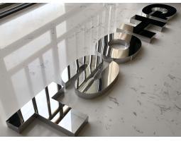 Huruf Timbul Stainless - Kota Baru