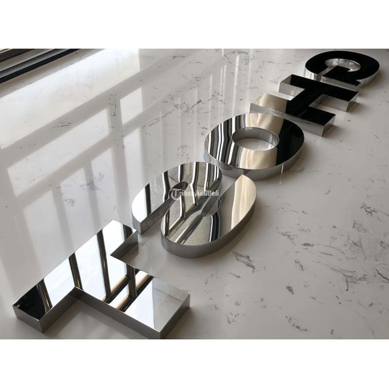 Huruf Timbul Stainless - Bontang