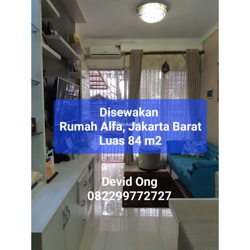 Disewakan Rumah Taman  Alfa Indah Luas 84 m2 - Jakarta Barat