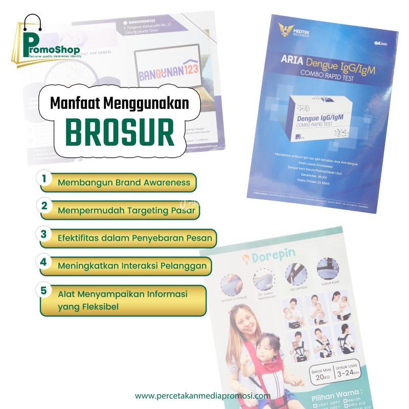 Jasa Cetak Brosur Produk Promosi, Custom Brochure Termurah, Promoshop - Surabaya