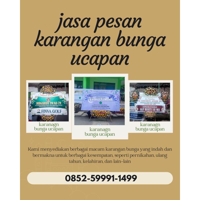 Karangan Bunga Ucapan Pernikahan - Pasuruan