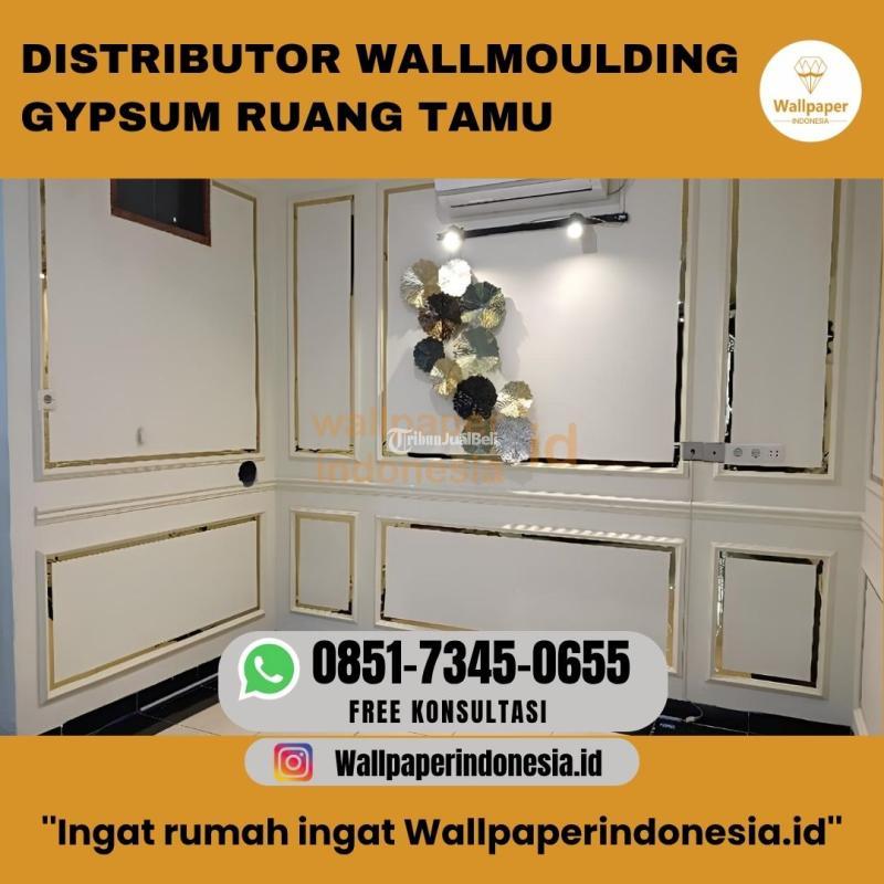 Distributor Wallmoulding Gypsum Ruang Tamu - Malang 