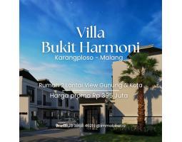 Dijual Rumah Nuansa Villa 2KT 2KM SHM View Gunung Arjuna - Malang