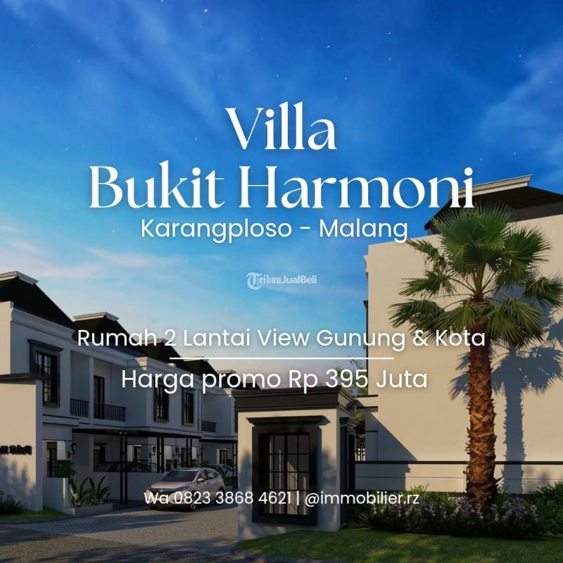 Dijual Rumah Nuansa Villa 2KT 2KM SHM View Gunung Arjuna - Malang