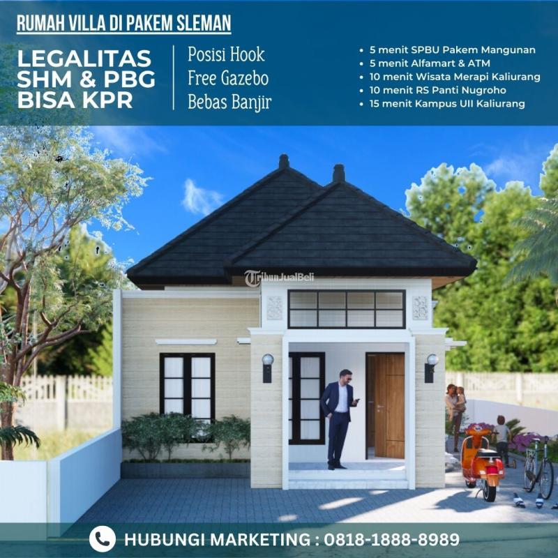 Dijual Rumah Sejuk, Tipe 65, 3KT, 2KM, Dekat Kampus UII Kaliurang, Bisa KPR, SHM, Pakem, Sleman - Yogyakarta