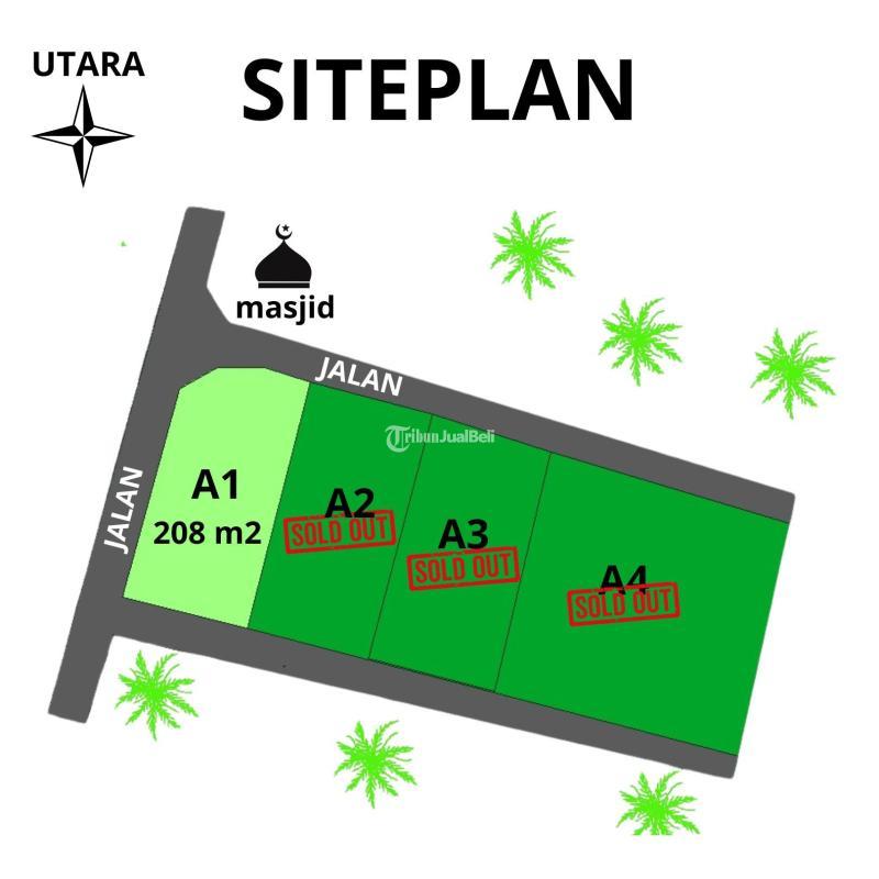 Dijual Rumah Sejuk, Tipe 65, 3KT, 2KM, Dekat Kampus UII Kaliurang, Bisa KPR, SHM, Pakem, Sleman - Yogyakarta