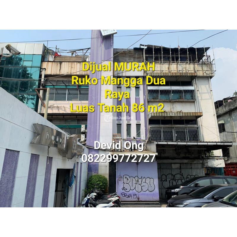 Dilelang Ruko, Luas Bangunan 309m2, HGB, Mangga Dua Raya, Harga Murah - Jakarta Barat