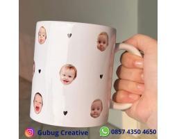 Mug Custom Murah Mug Souvenir Ulang Tahun Mug Pernikahan Termurah - Temanggung
