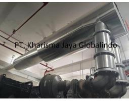Silencer Knalpot Genset dan Pemasangan - Jakarta Barat