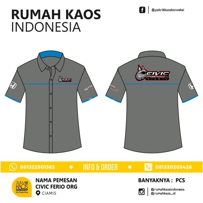 Bisa Request Hem Bordir Buntu Awo, Kemeja Bordir Kerja - Luwu