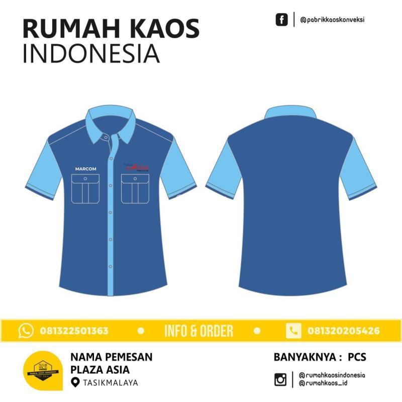 Cocok Buat Kantor Konveksi Kemeja Kantor Lasiai, Kemeja Full Bordir - Sinjai