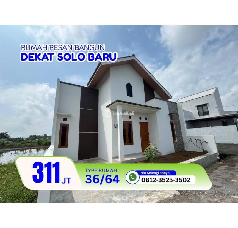 Dijual Rumah SHM 2KT 1KM Pesan Bangun Dekat Solo Baru - Surakarta