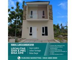 Dijual Rumah di Banguntapan 2 Lantai Tipe 60 Legalitas SHM - Bantul 