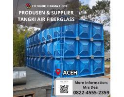 Tahan Suhu Tinggi Kontraktor dan Supplier Tangki Air Fiberglass - AcehTenggara