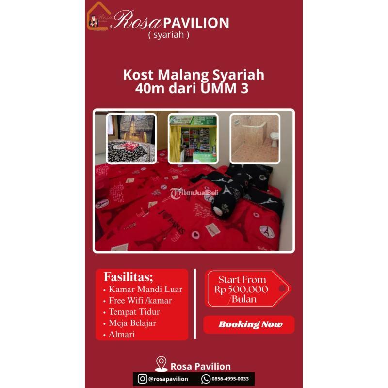 Disewakan Kost Murah Fasilitas Lengkap - Malang 