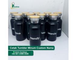 Botol Minum Custom Nama Murah Cetak Tumbler Souvenir Di Percetakan - Surabaya