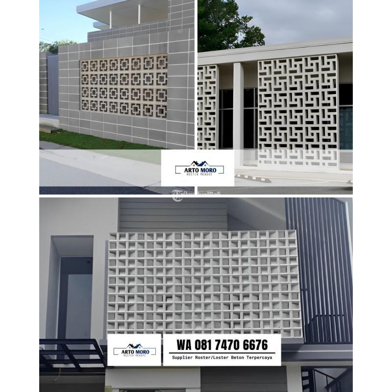 Produsen Roster Beton Fasad Cantik Elegant di Banyudono di Boyolali ...