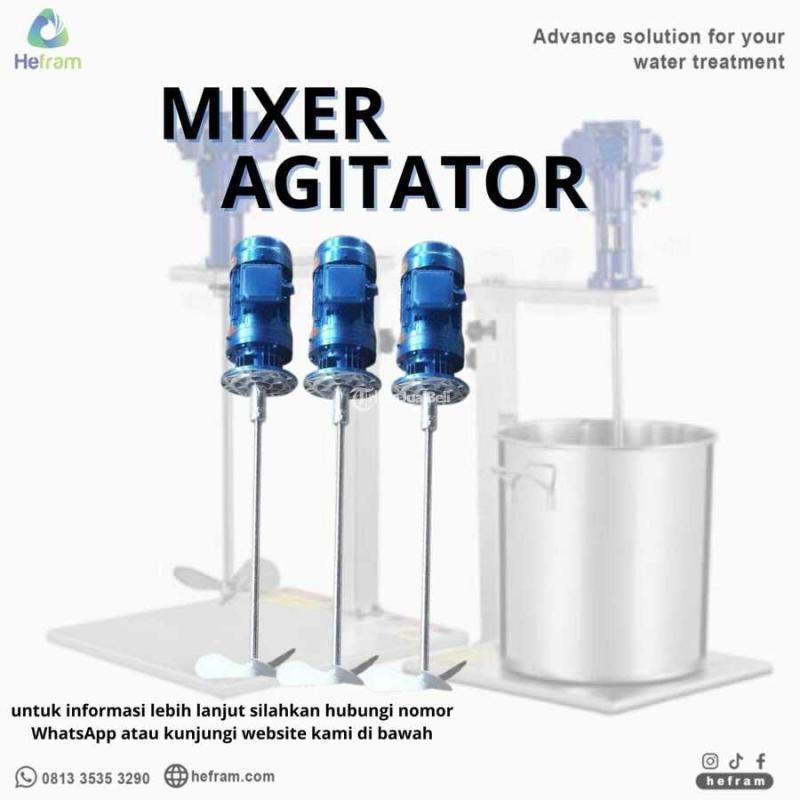 Agitator Mixer Chemical SS304 5.5KW - Bogor