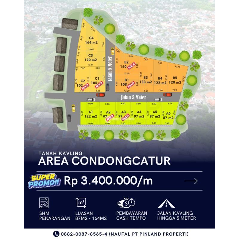 Dijual Tanah di Condongcatur Legalitas SHM - Sleman 