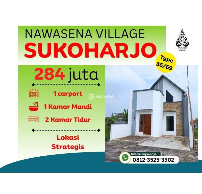 Jual Rumah LT 69 m2 Baru View Pegunungan Di Sukoharjo Kota - Sukoharjo