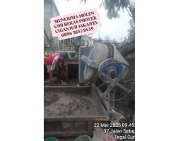 Mesin Molen Beton Bekas Proyek Ciganjur - Jakarta Selatan 