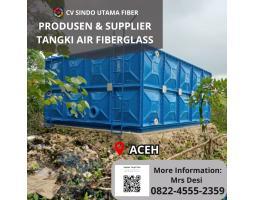 Solusi Penyimpanan Air Bersih Tangki FRP Termurah - Simeulue