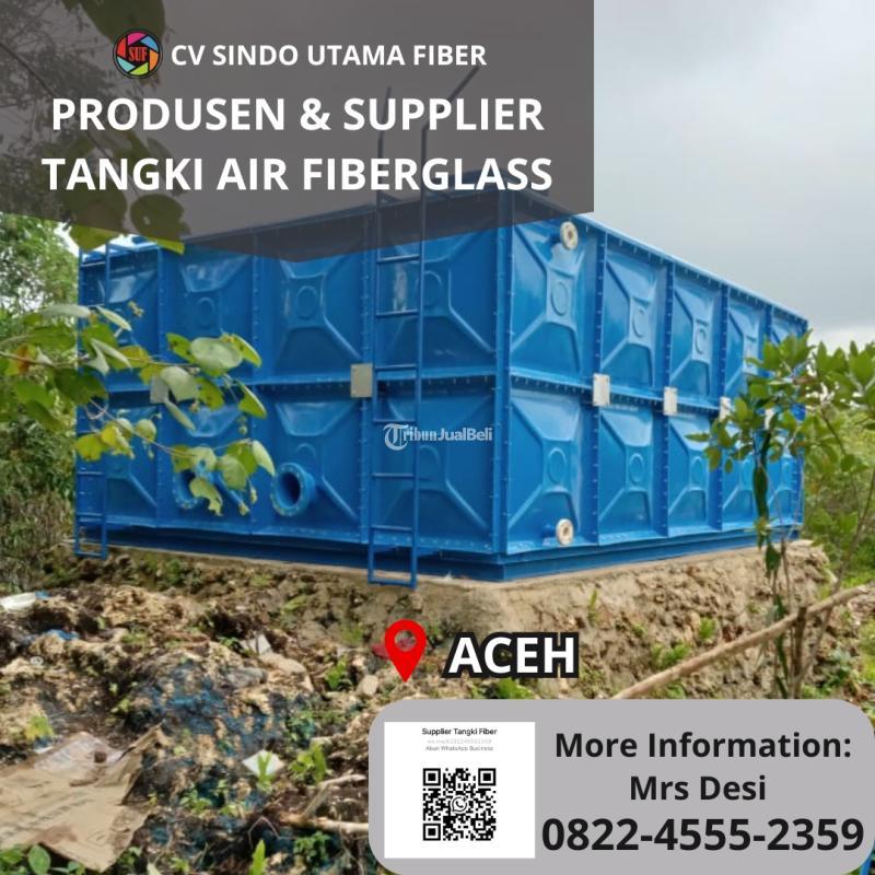 Solusi Penyimpanan Air Bersih Tangki FRP Termurah - Simeulue