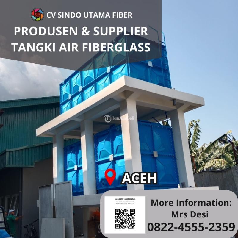 Solusi Penyimpanan Air Bersih Tangki FRP Termurah - Simeulue