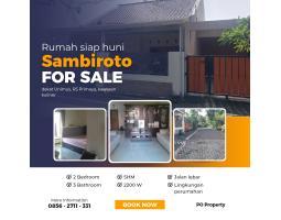 Dijual Rumah Bagus Siap Huni 3KT 2KM SHM Sambiroto Dekat RSWN - Semarang Kota