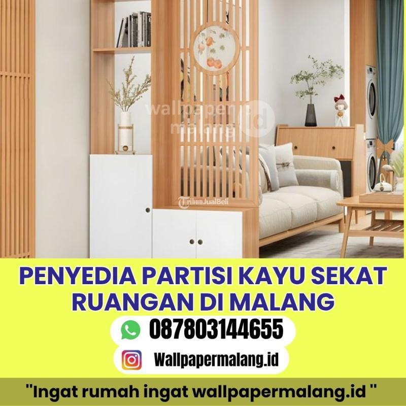 Penyedia Partisi Kayu Sekat Ruangan - Malang Kota