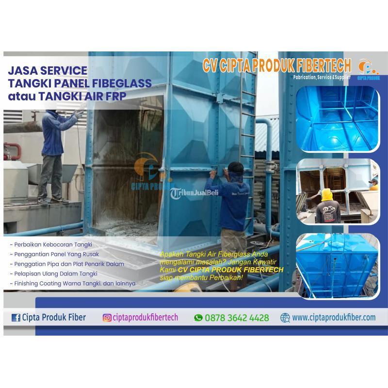 Perbaikan Tangki Panel FRP Roof Tank - Bekasi Kota