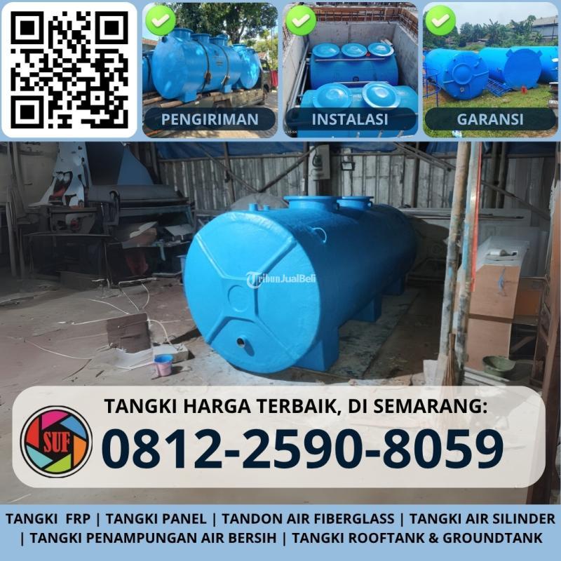 Supplier Tangki Air Silinder Fiberglass untuk Groundtank - Semarang