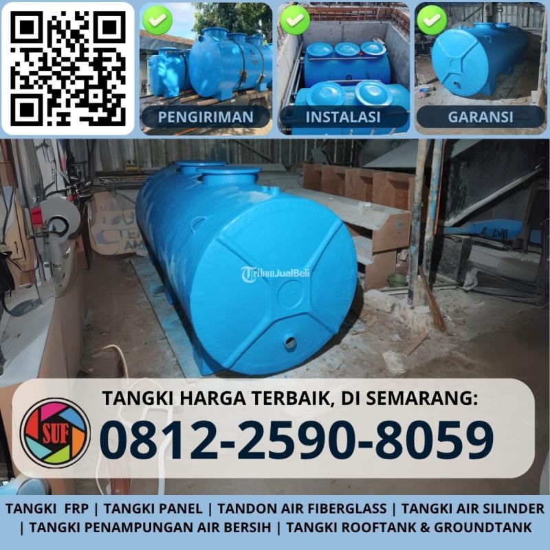 Supplier Tangki Air Silinder Fiberglass untuk Groundtank - Semarang