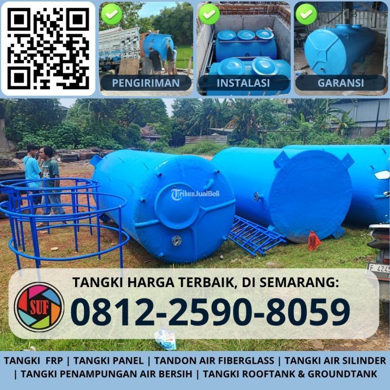 Supplier Tangki Air Silinder Fiberglass untuk Groundtank - Semarang
