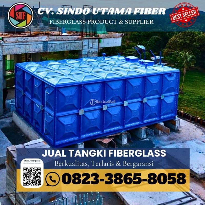 Tangki Air FRP Kotak Fiberglass Apartement, Sekolahan - Jepara