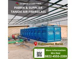Fabrikasi Tangki Fiberglass FRP, STP, Silinder - Kubu Raya