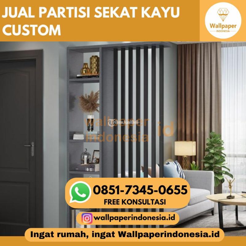 Partisi Sekat Kayu Custom - Malang 