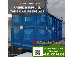 Produksi Wadah FRP, Instalasi STP, Bentuk Silinder - Pontianak