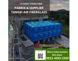 Spesialis Pembuatan Tangki FRP Silinder  Instalasi STP - Singkawang