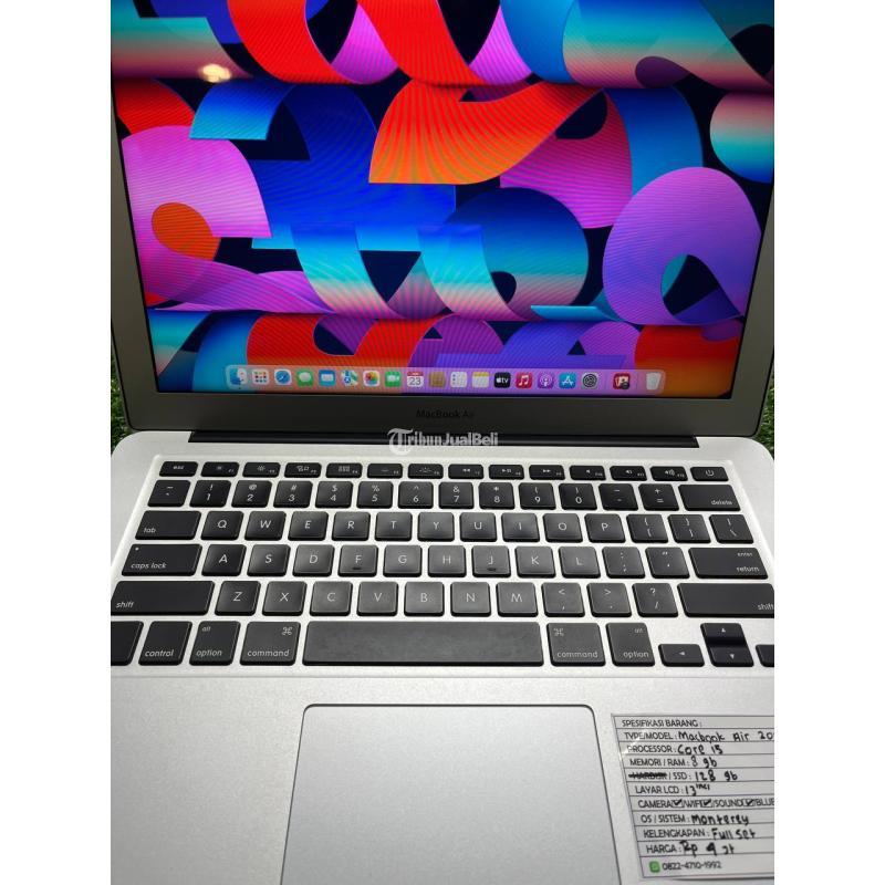 Dijual Laptop Second, Macbook Air 2015, Kondisi Normal, Garansi Tokok 1 Bulan - Makassar