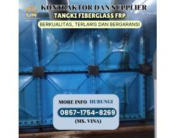 Kontraktor dan Supplier Tangki Panel Fiberglass - Jembrana 