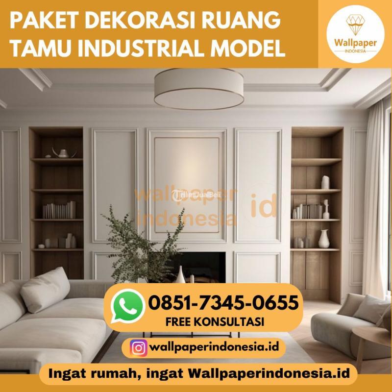 Paket Dekorasi Ruang Tamu Industrial Model - Malang Kota