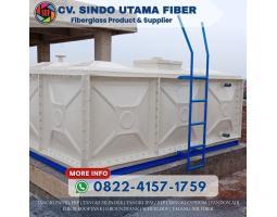 Fiberglass Profesional, Tangki Fiberglass Kotak FRP - Bengkulu